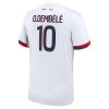 Officiële Voetbalshirt + Korte Broek Paris Saint-Germain Dembele 10 Uit 2024-25 - Kids